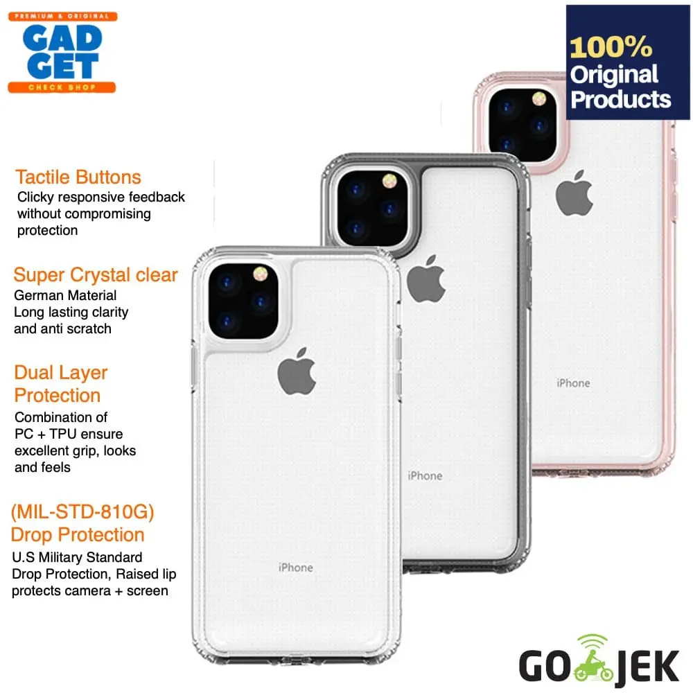 Original Patchworks Lumina Clear Case iPhone 11 Pro Max / 11 Pro / 11