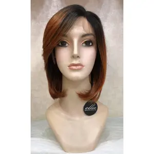 wig rambut palsu wanita fiber Lace FB4LFO CARAMEL