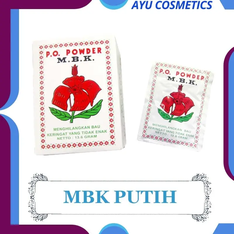 BEDAK MBK POWDER PUTIH 13.6 G X 12 Bungkus 1