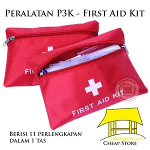 P3K Perlengkapan Medis Lengkap Pertolongan Pertama PPPK Set First Aid