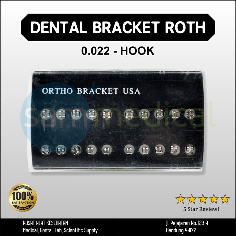 RRC Dental Bracket Roth 0.022 - Hook - Shop | Tokopedia