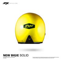 Gambar Helm Half Face Pria Wanita Bogo Harian Motor Matic Tebal Nyaman SNI JP Retro New Bigie Solid Yellow Lemon Gloss Free Visor dari JPX HELMET Kab. Tangerang 3 Tokopedia