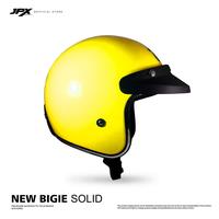 Gambar Helm Half Face Pria Wanita Bogo Harian Motor Matic Tebal Nyaman SNI JP Retro New Bigie Solid Yellow Lemon Gloss Free Visor dari JPX HELMET Kab. Tangerang 2 Tokopedia