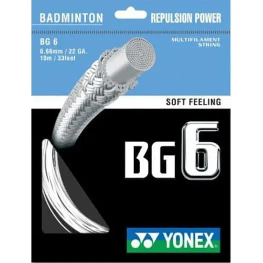 Senar Badminton Bulutangkis Yonex BG 6 ORIGINAL SP 0