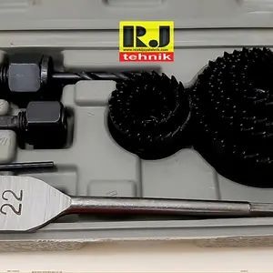 Holesaw Kit Carbon Steel 13pc VITATOOLS VT7051