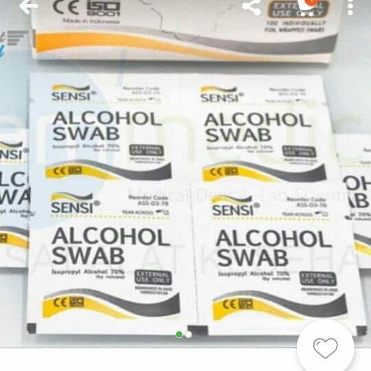 ALCOHOL SWAB SENSI ISI 100