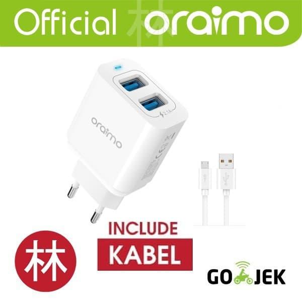 Gambar Oraimo OCW-E61D Firefly Charger Kit Dual USB dari Liem Group Kota Administrasi Jakarta Barat Tokopedia