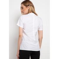 Gambar FAME Fashion Blouse 9221497 Putih - Putih, S dari FAME Official Kota Surabaya 2 Tokopedia