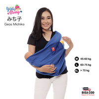 Gambar YooBerry Geos Michiko Gendongan Bayi Samping Baby Sling ANT001 - Red, M dari Berry Baby Kota Bandung 2 Tokopedia
