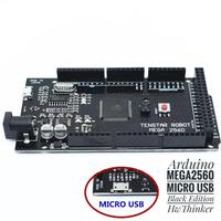 Gambar Arduino Mega 2560 Micro USB Black Edition Clone Compatible dari HwThinker Kota Surabaya 5 Tokopedia