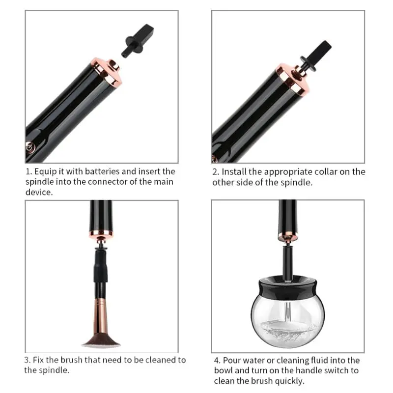 Makeup Brush Cleaner and Dryer | Pembersih Kuas Makeup Elektrik 3