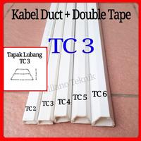 Gambar TC 3 / pelindung kabel / cable duct / ducting / cable protector dari Milano Teknik Kab. Tangerang 1 Tokopedia