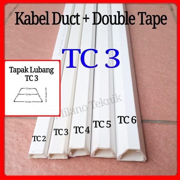 Gambar TC 3 / pelindung kabel / cable duct / ducting / cable protector dari Milano Teknik Kab. Tangerang Tokopedia