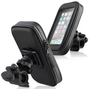 Holder Hp GPS Waterproof (Anti Air) di Stang Sepeda/Motor 6.3"