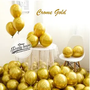 balon chrome gold / balon metalik chrome / ballon latex metalic chrome