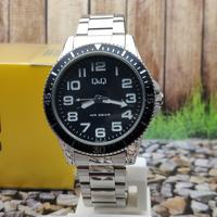 Gambar Q&Q QQ Analog Jam Tangan Pria Strap Rantai Silver QB64J225Y Original dari Ogytashop Kota Administrasi Jakarta Pusat 3 Tokopedia