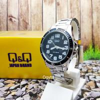 Gambar Q&Q QQ Analog Jam Tangan Pria Strap Rantai Silver QB64J225Y Original dari Ogytashop Kota Administrasi Jakarta Pusat 2 Tokopedia