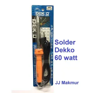Solder Dekko 60w ORIGINAL Soldering Timah Iron Quick Heat Deko 60 watt