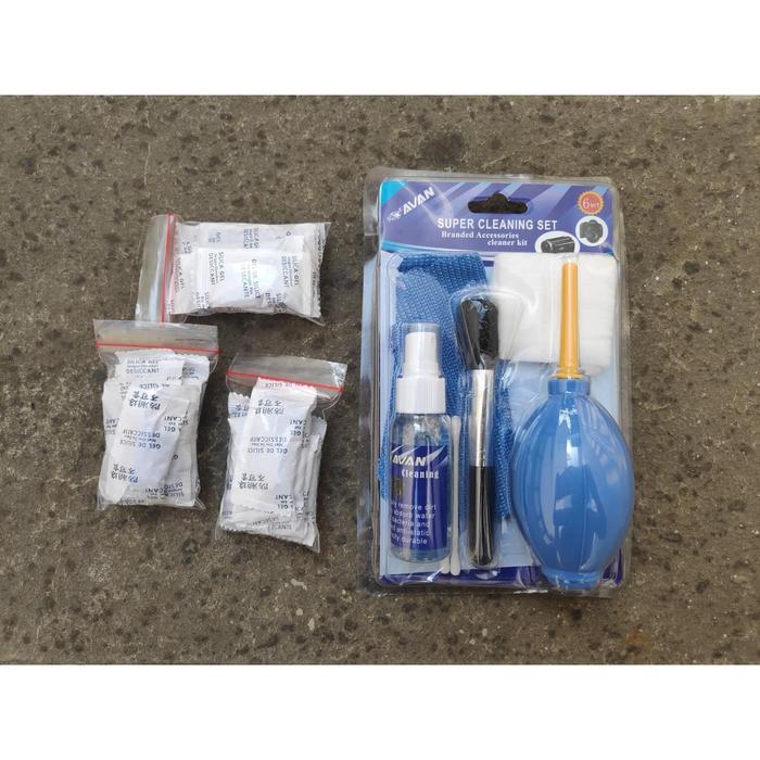 Gambar paket pembersih kamera dan silica gel dari EG TAS KAMERA Kota Semarang Tokopedia