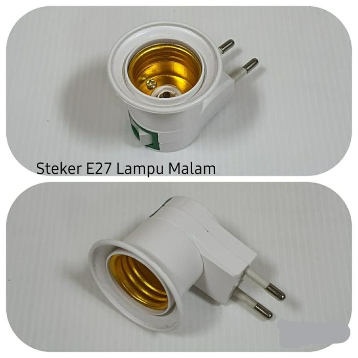 Gambar Steker Fitting Lampu Malam E27 dari CV. Sumber Cahaya Baru Kota Administrasi Jakarta Barat Tokopedia
