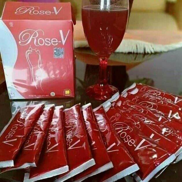 Rose V Nasa dijual Ecer per sachet Melancarkan Haid atasi  Keputihan