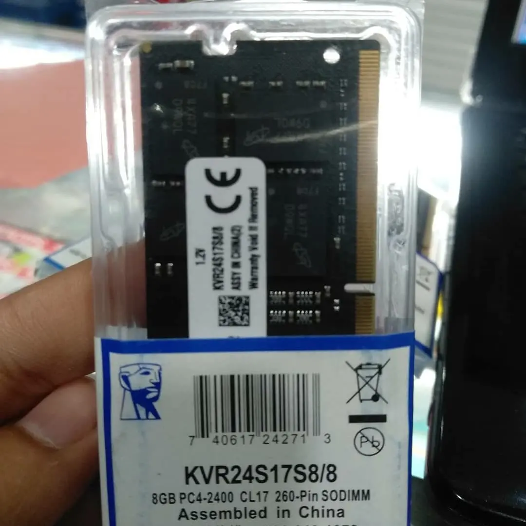 RAM LAPTOP DDR4 8GB PC2400 KINGSTON