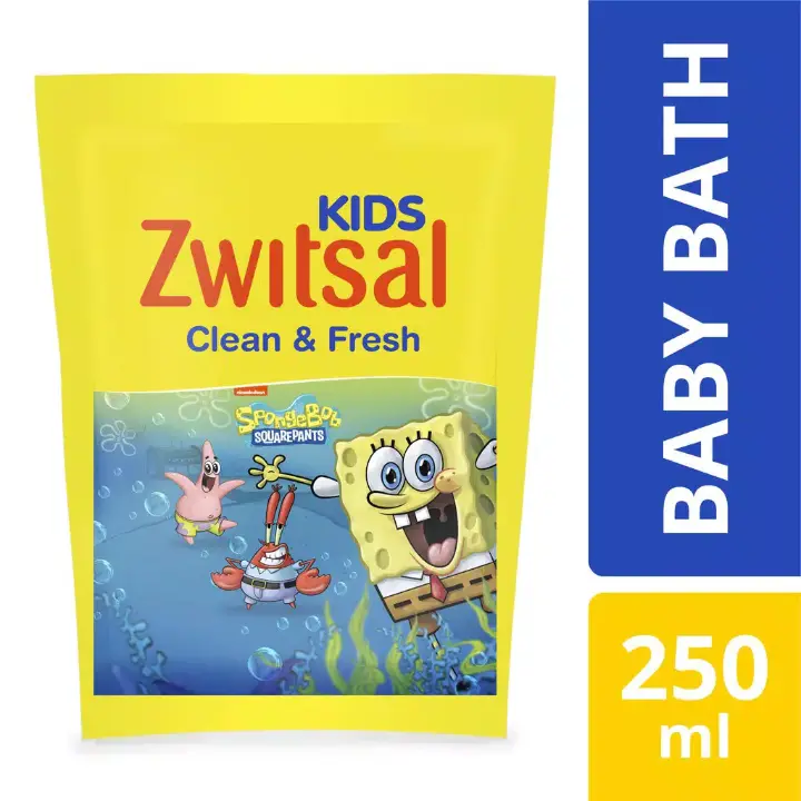 Zwitsal Kids Bubble Bath Refill Blue 250ml