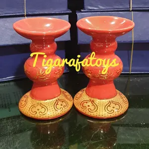 Kaki Lilin Keramik Motif Naga