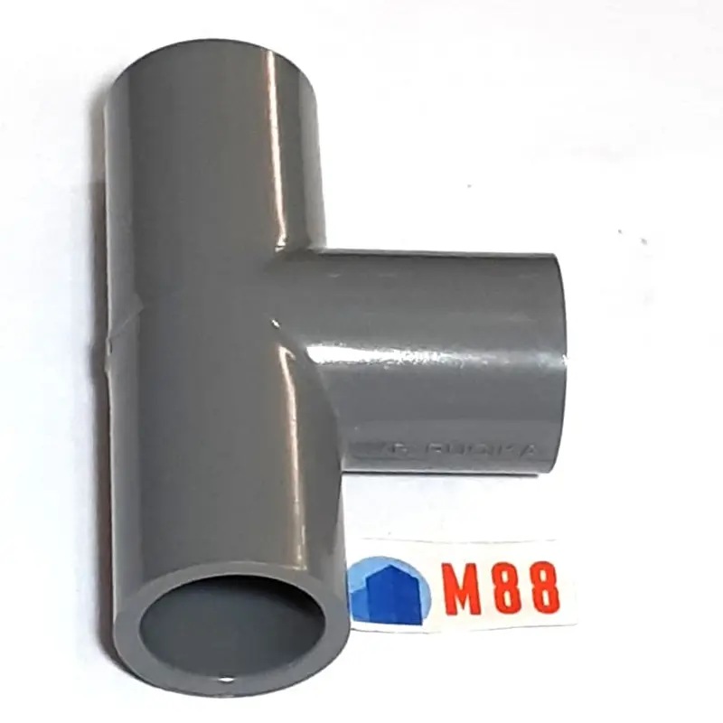 Tee 1/2 inch RUCIKA AW - 0.5 0,5 setengah PVC sambungan pipa 2