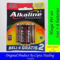 Gambar Battery - baterai ABC Alkaline AAA 6 Pieces per Pack dari Cipta Trading Kota Administrasi Jakarta Barat 3 Tokopedia