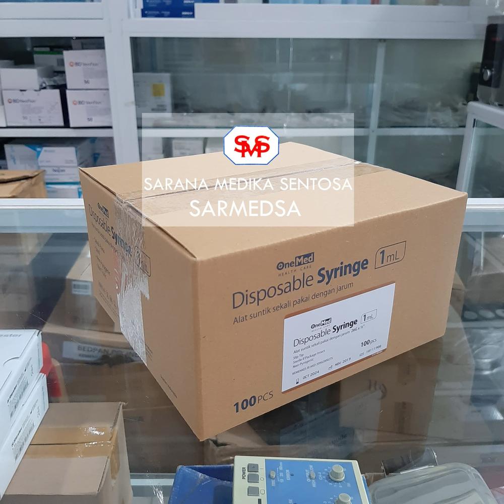 Spuit 1cc Onemed / Jarum Suntik 1ml Onemed