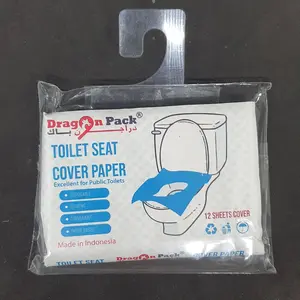 Disposable Paper Toilet Seat Cover - Alas Dudukan Toilet isi 12 pcs