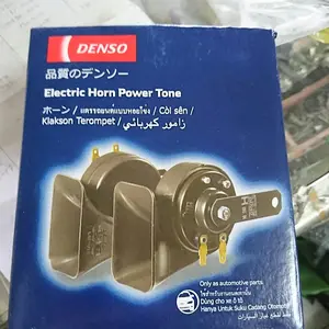 Klakson keong mobil Merk Denso ori baru 12V Horn Power Tone