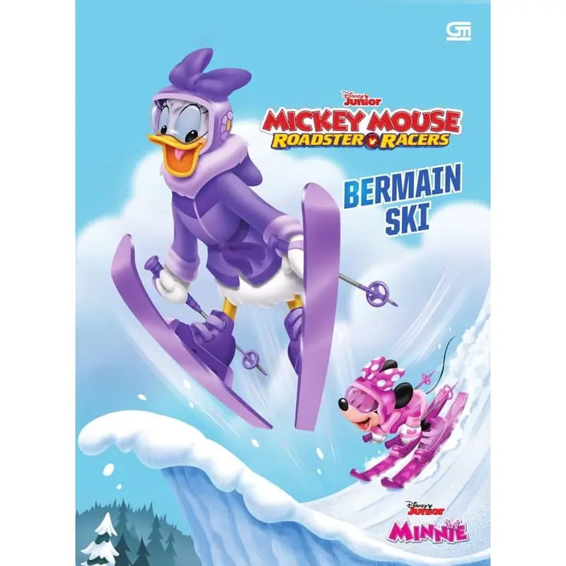 Buku Anak Disney Mickey Mouse Roadster Racers: Bermain Ski 0