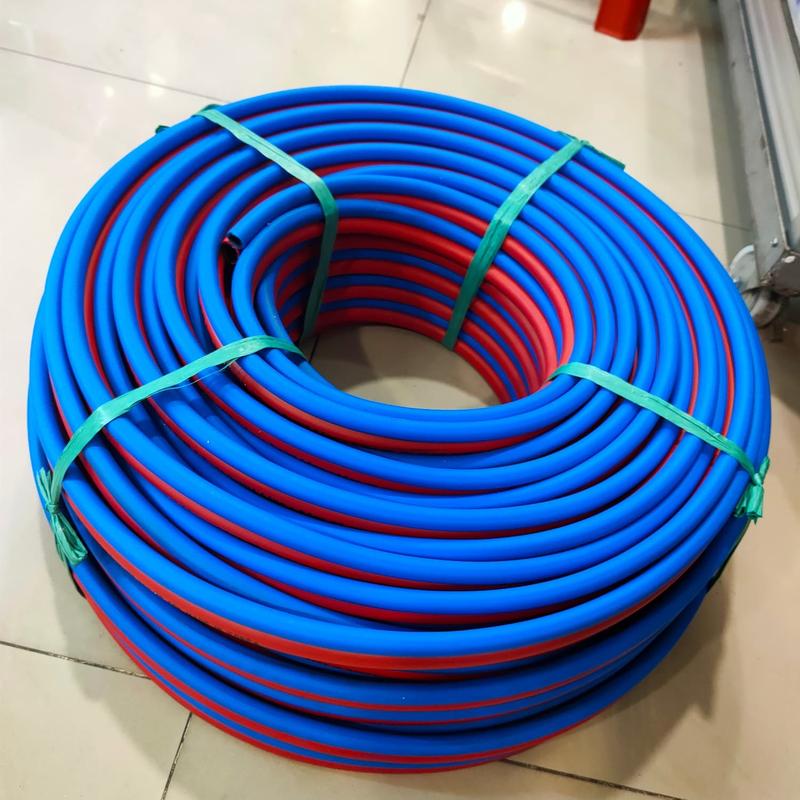 Selang las double oksigen LPG / twin welding hose meteran OXYGEN LPG 0