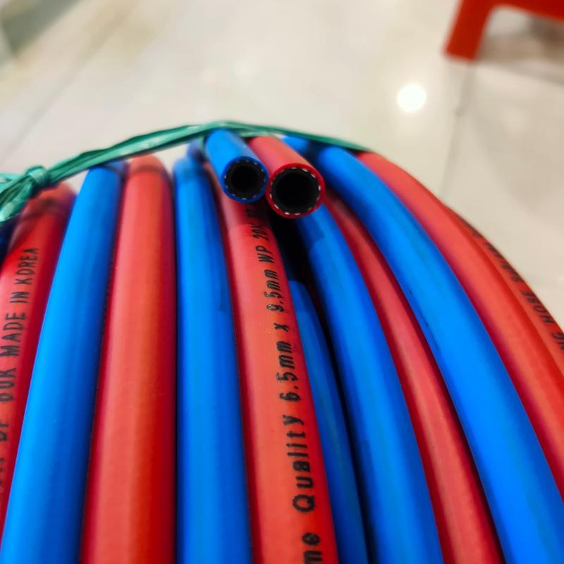Selang las double oksigen LPG / twin welding hose meteran OXYGEN LPG 1