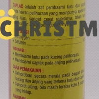 Gambar CAPLAX spray 120 ml - Membasmi caplak Anjing dan Kutu Kucing dari Christme Kota Semarang 3 Tokopedia