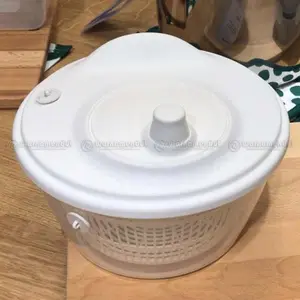 WM IK7235 Pencampur salad/Pengering sayuran warna putih BPA Free