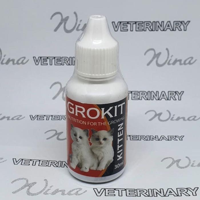 Gambar GROKIT 30 ml - Mempercepat Pertumbuhan Anak Kucing dari Wina Pet and Poultry Kota Semarang Tokopedia