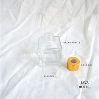 Gambar Botol Reed Diffuser Kotak CLEAR - 50 ml - Hitam dari Java Botol Kota Surabaya 3 Tokopedia