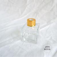 Gambar Botol Reed Diffuser Kotak CLEAR - 50 ml - Hitam dari Java Botol Kota Surabaya 2 Tokopedia