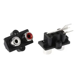SOKET RCA 2 PIN SOCKET RCA 2 PIN CONTRA RCA FEMALE 2 PIN BERDIRI
