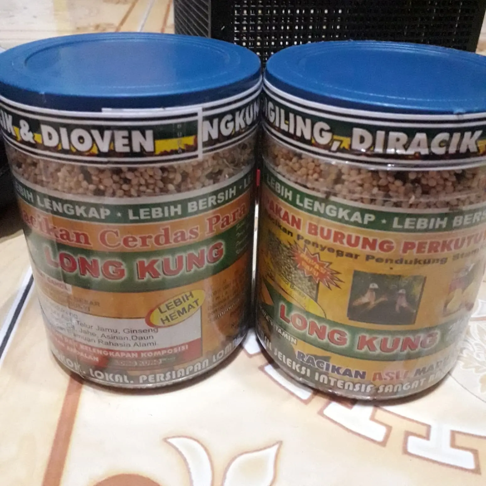 longkung pakan burung perkutut