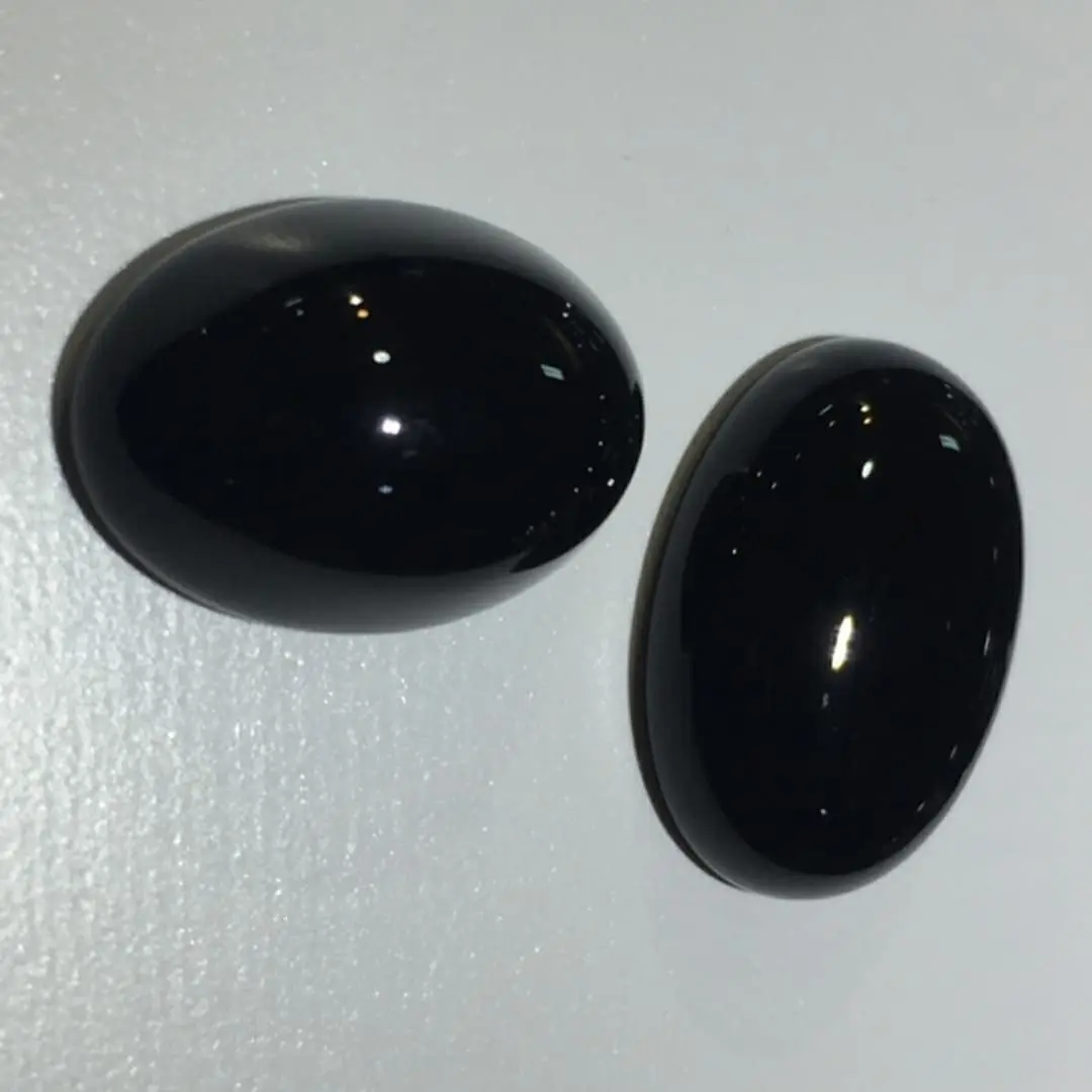 Batu Onix Batu Onyx Hitam Size 13 x 18 mm