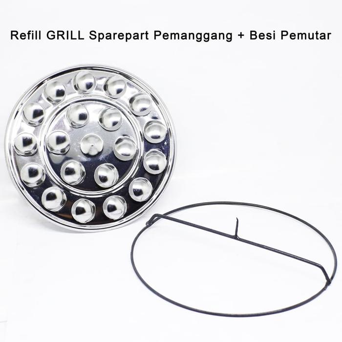 Gambar Refill GRILL Sparepart Pemanggang + Besi Pemutar dari METROPOINT Kota Surabaya Tokopedia