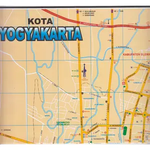PETA LIPAT : KOTA YOGYAKARTA / Pustaka Agung Harapan - PAH