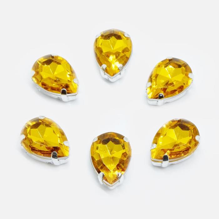Gambar Torenda Payet Jahit Cangkang Tetes 10x14mm Kuning (Light Topaz) /12pcs dari Torenda Kota Administrasi Jakarta Pusat Tokopedia
