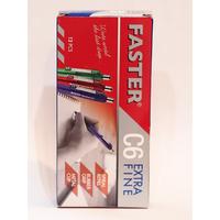 Gambar Ballpoint/Pulpen Faster C6, 0.7mm- Black &Blue - Hitam dari Faster Indonesia_NEW Kota Tangerang Selatan 5 Tokopedia