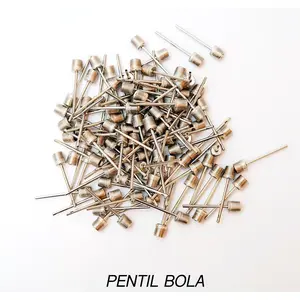 10 Pcs Pentil Bola Pompa Jarum Cop Besi Cop Bola PNT 02