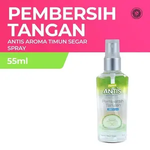 Antis Hand Sanitizer Spray / Pembersih Tangan Botol Semprot Timun 55